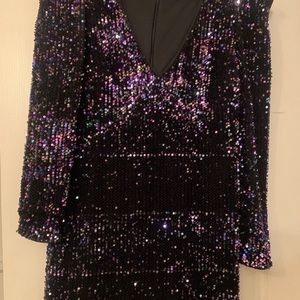 Plus size sequin dress
